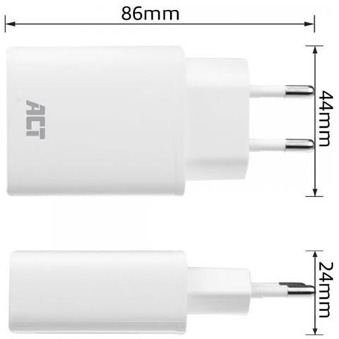 Ac2100 Caricabatterie Per Dispositivi Mobili Bianco Interno - Foto 2