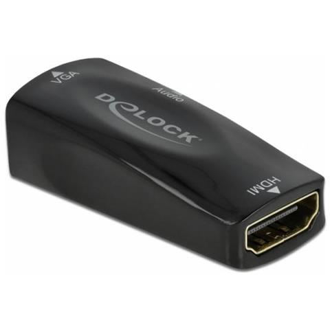 Adattatore Delock Hdmi-a Femmina A Vga Femmina 1080p Con Audio - Foto 1