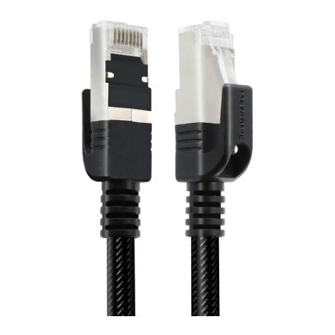 Cavo Rj45 Ethernet Cat8 Maschio /maschio S /ftp 5m, Nero - Foto 2