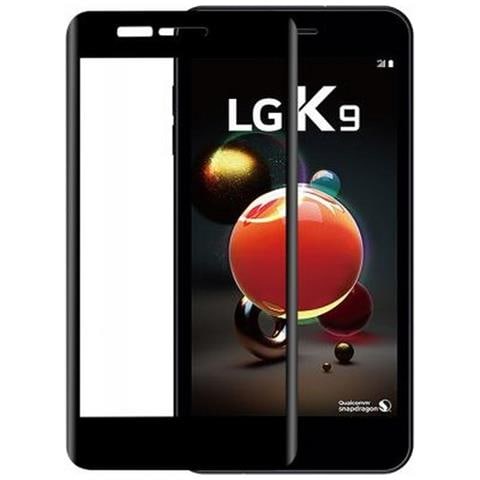 Salvadisplay In Vetro Temperato Per Lg K9 2.5d Antigraffio, Nero Transparente - Foto 1