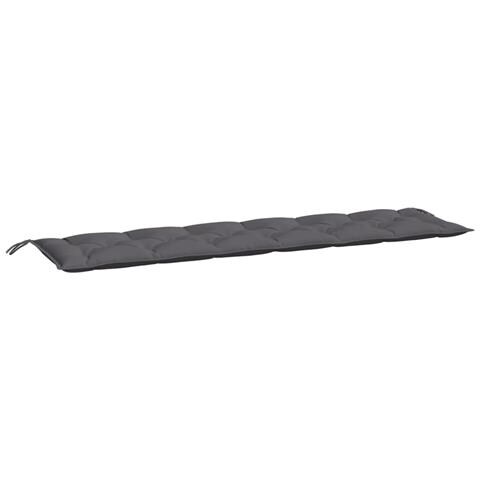 Cuscino Per Panca Antracite 200x50x7 Cm In Tessuto Oxford - Foto 2