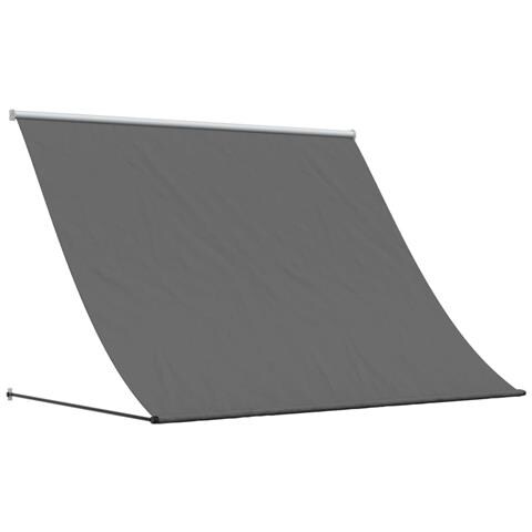 Tenda Da Sole Retrattile Antracite 200x150 Cm Tessuto E Acciaio - Foto 1