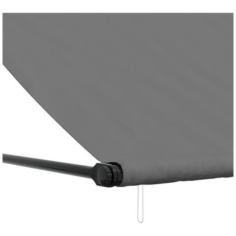 Tenda Da Sole Retrattile Antracite 200x150 Cm Tessuto E Acciaio - Foto 8