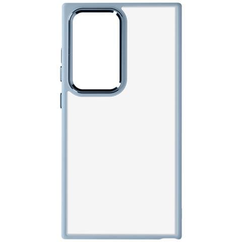 Cover Per Samsung S24 Ultra Retro Rigido Bordo Flessibile Design Fumé - Foto 1