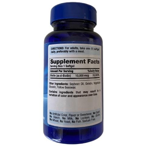 Biotina 10000 Mcg 100 Capsule Morbide - Foto 2