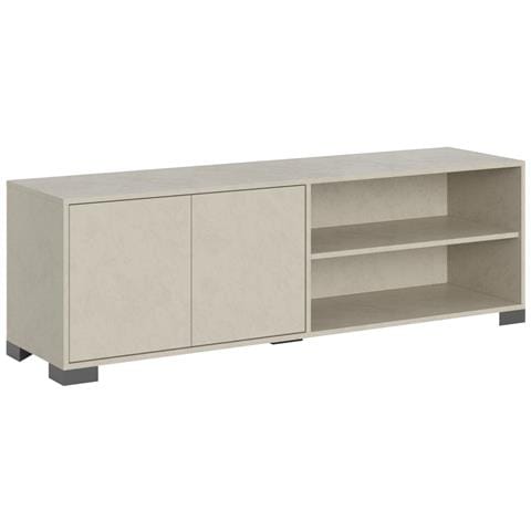 Porta Tv 2 Ante Con Vano A Giorno 150x40x40 Cm Lumina Cashmere - Foto 1