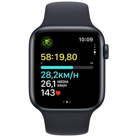 Watch SE OLED 44 mm Digitale 368 x 448 Pixel Touch screen 4G Nero Wi-Fi GPS (satellitare) - Foto 4