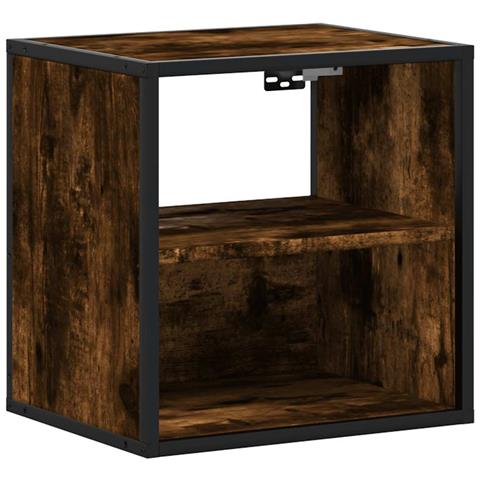 Comodino A Muro Rovere Fumo 40x31x39,5 Cm - Foto 2