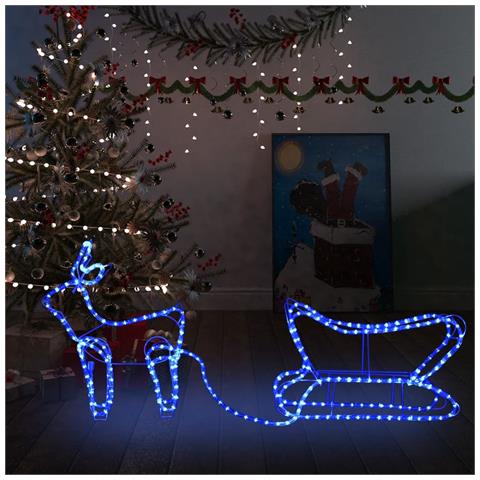 Lusso Casadino - Renne E Slitta Decorazione Natalizia Per Esterni 252 Led - Foto 8