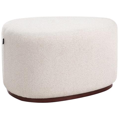 Pouf Saco Tessuto Beige Chiaro - Foto 2