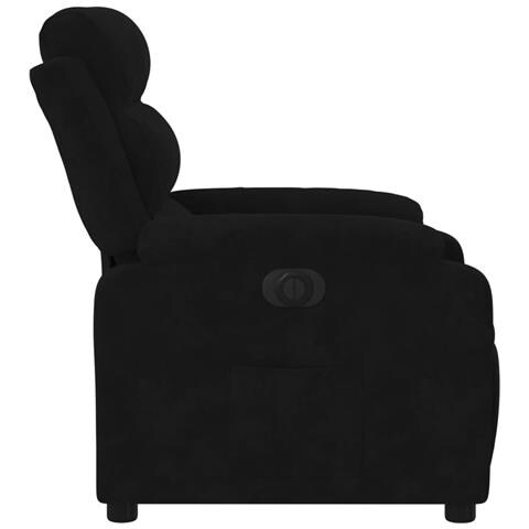 Poltrona Elettrica Reclinabile Nera in Tessuto - Foto 9