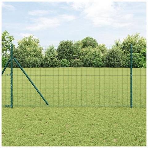 Recinzione Euro Verde 1,2x10 m Acciaio - Foto 2