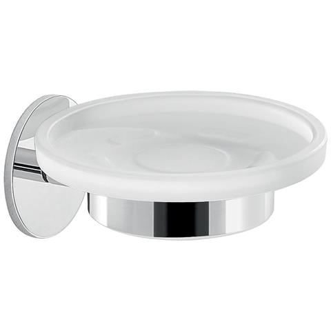 Portasapone Da Muro In Ottone E Alluminio 3611 Serie Gea Cromato - Foto 1