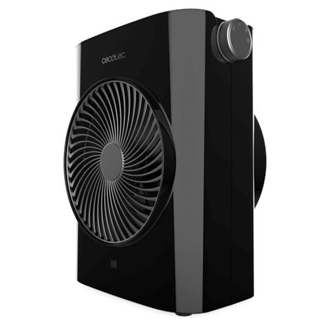 08254 stufetta elettrica Interno Nero 2000 W Riscaldatore ambiente elettrico con ventilatore - Foto 1
