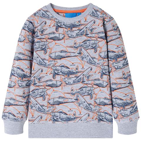 Felpa per Bambini Grigio Mélange 128 - Foto 1