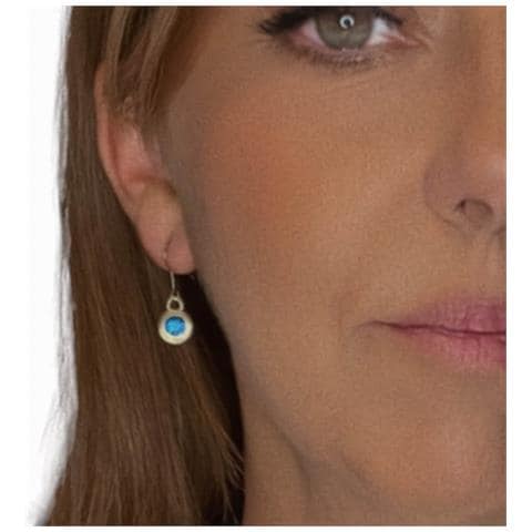 Mini Ciondolo In Cristallo Blu In Oro - Foto 2