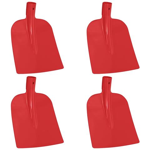 Testa di Pala 4 pcs Rosso 32 x 24,5 cm - Foto 1