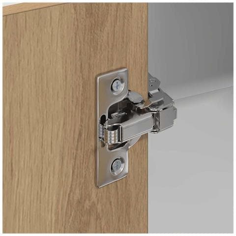 Armadio pensile Riga Rovere Artigiano e Bianco 57 x 57 x 100 cm - Foto 9