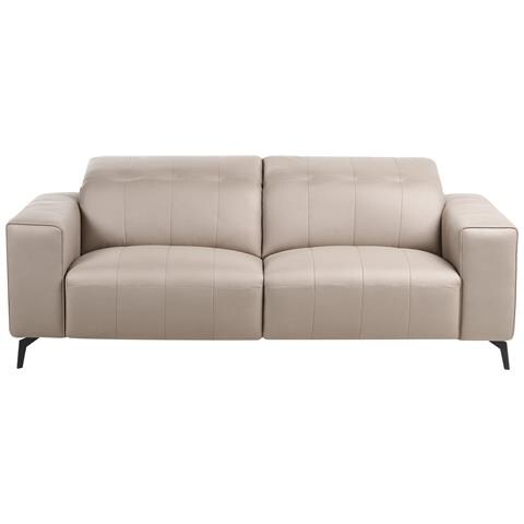 Divano 3 Posti Ommel Pelle Sintetica Tortora - Foto 2