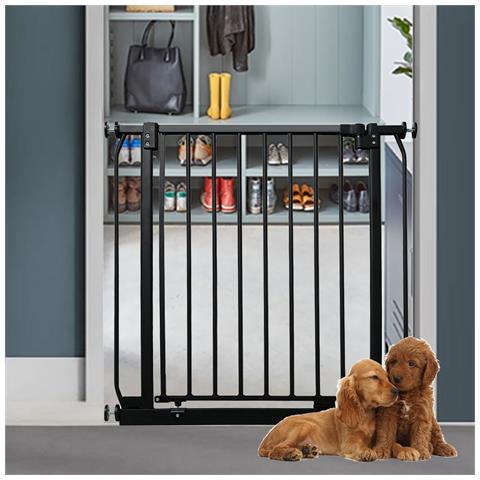 Bettacare Cancelletto Per Cani Elite Con Montaggio A Pressione, 89cm - 98cm, Nero Opaco - Foto 4