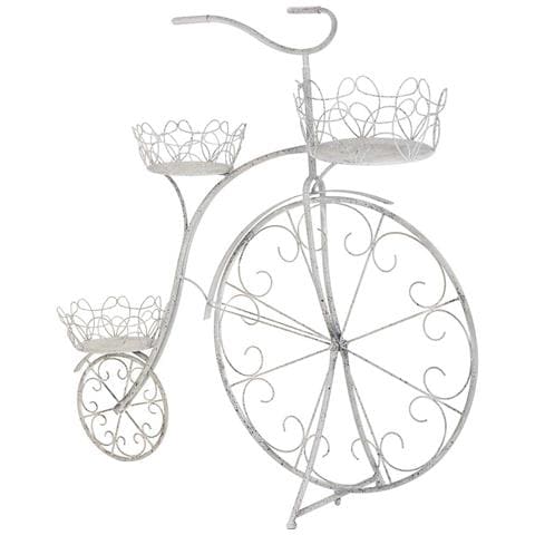 Portavasi In Metallo Per 3 Vasi Grigio 102,24x38,1x102,87h Cm - Foto 1