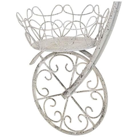 Portavasi In Metallo Per 3 Vasi Grigio 102,24x38,1x102,87h Cm - Foto 7