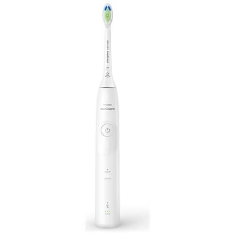 Sonicare Spazzolino Elettrico Sonico Con Base Di Ricarica, 2 Livelli Di Intensità, Sensore Di Pressione Colore Bianco Hx7110/01 - Foto 2