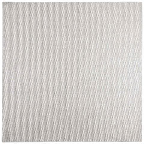 Tappeti per area HUARTE Crema e Grigio 200 x 200 cm Poliestere - Foto 1
