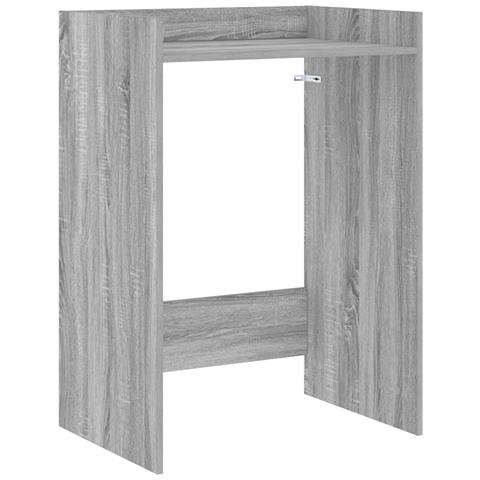 Mobiletto per lavatrice Grigio Sonoma 67,5 x 48 x 97 cm - Foto 1