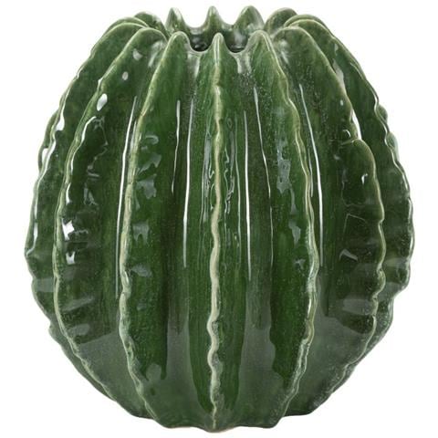 Vaso Cactus Ball Piccolo In Ceramica Verde - Foto 1