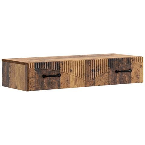 Tavolino da Parete Laterale Legno antico 87,5 x 34,5 x 17 cm - Foto 1