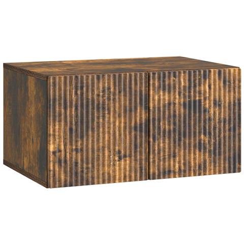 Mobile Porta TV da Muro Rovere Fumo 59,5 x 41 x 30 cm - Foto 1