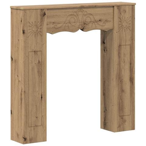 Cornice per camino Rovere Artigianale 102 x 20 x 102 cm - Foto 1