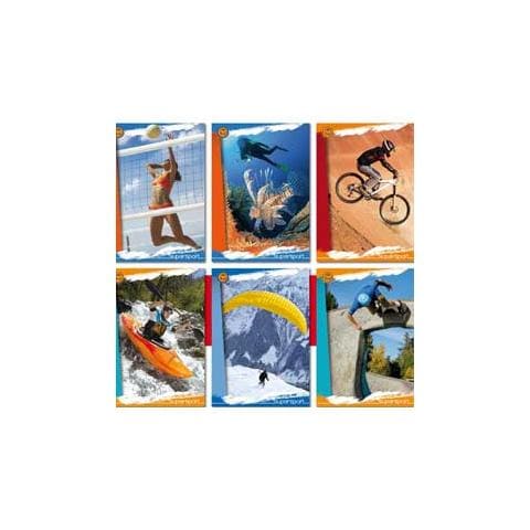 confezione da 10 pezzi - maxiquaderno a4 18fg+1 100gr supersport 5mm 5631 - Foto 1