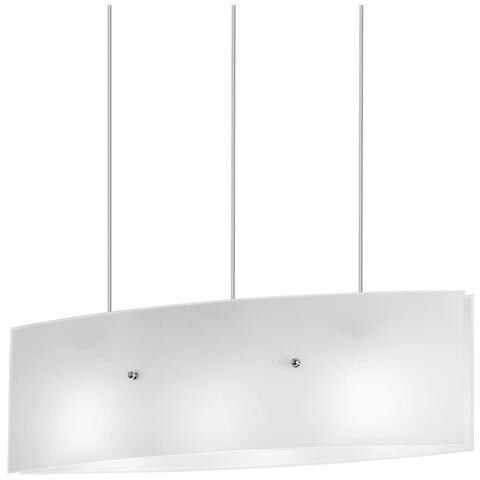 Lampadario portalume bianco Cm 63x20xH 120 Lampada 3xE27 da 60W - Foto 2