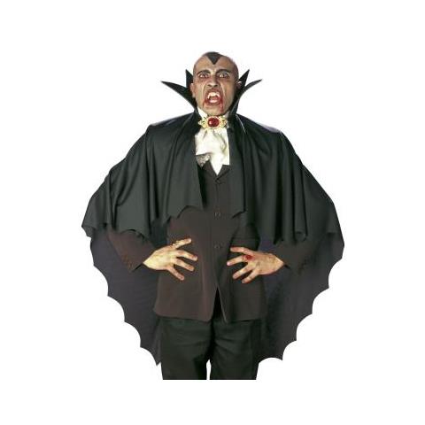 MANTELLO NERO DA VAMPIRO CON COLL. 100 cm - Foto 1