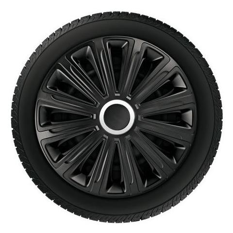 Copricerchi Auto Universali 15 Pollici Tech-one Trend Black 31582 - Foto 2