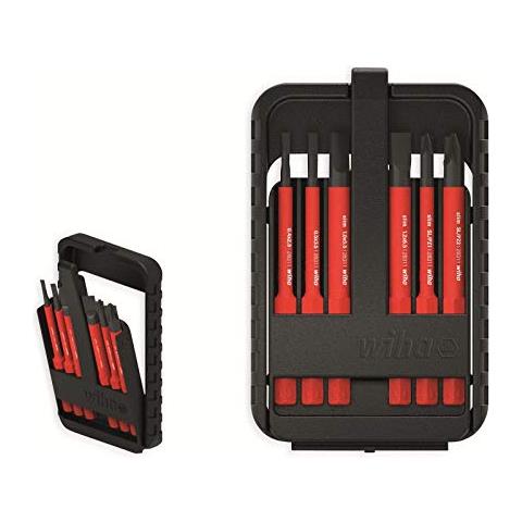 43160 Slot elettrico, Phillips, Pozidriv 6 pz. Nella scatola slimBit Bit Set rosso - Foto 2