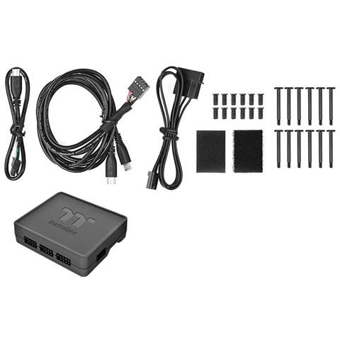 3xVentole per PC CL-F089-PL14SW-A 140 mm Colore d'Illuminazione Multi - Foto 3