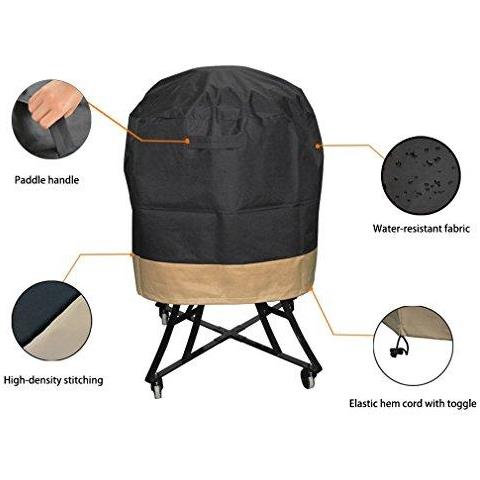 Fits Onlyfire Kamado Griglia Di Copertura Per Big Green Egg Kamado Joe Classic E Stand-alone Grande Griglia Dome Pit Boss K22 K22 Louisiana Coyote Lasado Cooker E Altri 76 Centimetri Dia X 61 H - Foto 2