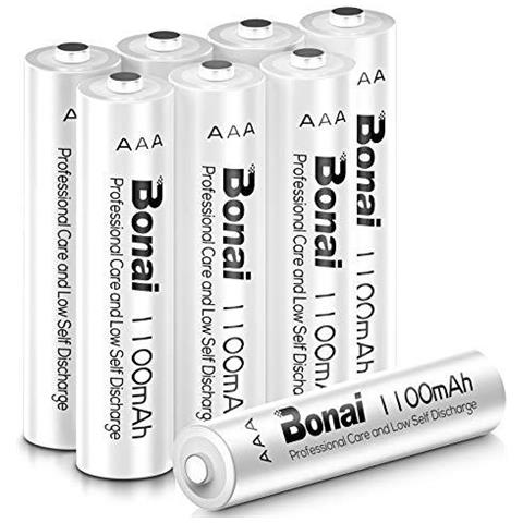 Batterie Ni-mh Aaa Ricaricabili 1100mah Ad Alta Capacit 1200 Cicli Aaa Ricaricare Le Batterie Confezione Da 8 - Foto 1