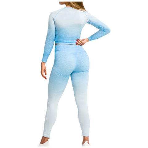 Ombre Rushguard Longsleeve, Donna, Blu, Magliette A Maniche Lunghe, Numero: L Eu - Foto 3