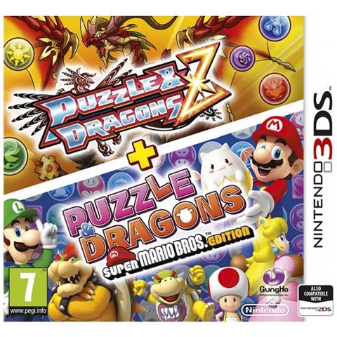 Puzzle & Dragons Z + Puzzle & Dragons: Super Mario Bros. Edition, 3DS, 3DS, Puzzle, GungHo Online Entertainment, 08/05/2015, ENG, Basico - Foto 1