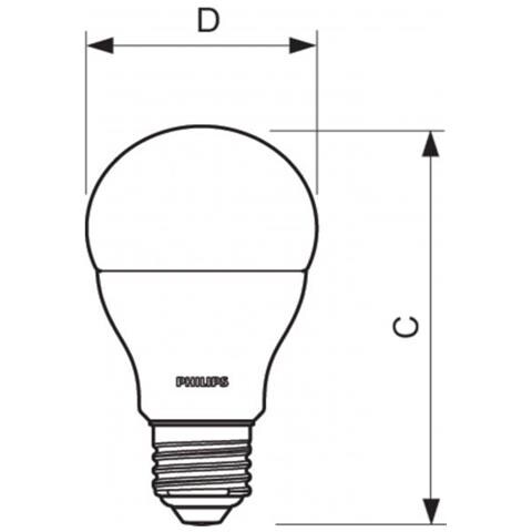 CorePro 8W E27 A+ Bianco caldo lampada LED - Foto 2