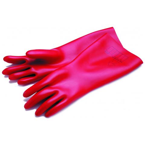 140215 Guanto protettivo Guanti isolanti Rosso Lattice 1 pz - Foto 1