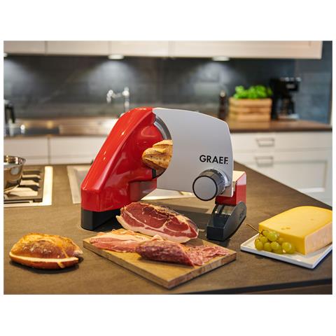 SKS 500 affettatrice Elettrico 170 W Nero, Acciaio inox, Bianco Metallo - Foto 2