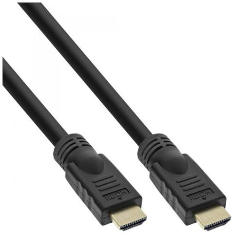 Cavo High Speed Hdmi Ethernet Maschio / Maschio, 5m, Premium, Contatti Dorati, Nero - Foto 2
