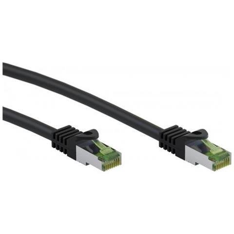 61096 Cavo Di Rete Nero 5 M Cat8.1 S /ftp (s-stp) - Foto 1