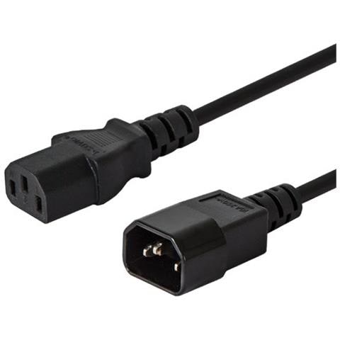 Cavo Di Alimentazione Cl-99 Nero C13 C14 1,2 M - Foto 1