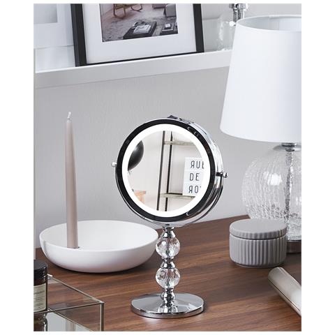 Specchio Per Make-up Led Claira Argento - Foto 1